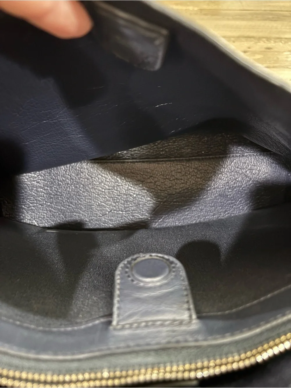 Coach Hanna Pebble Leather Shoulder Bag